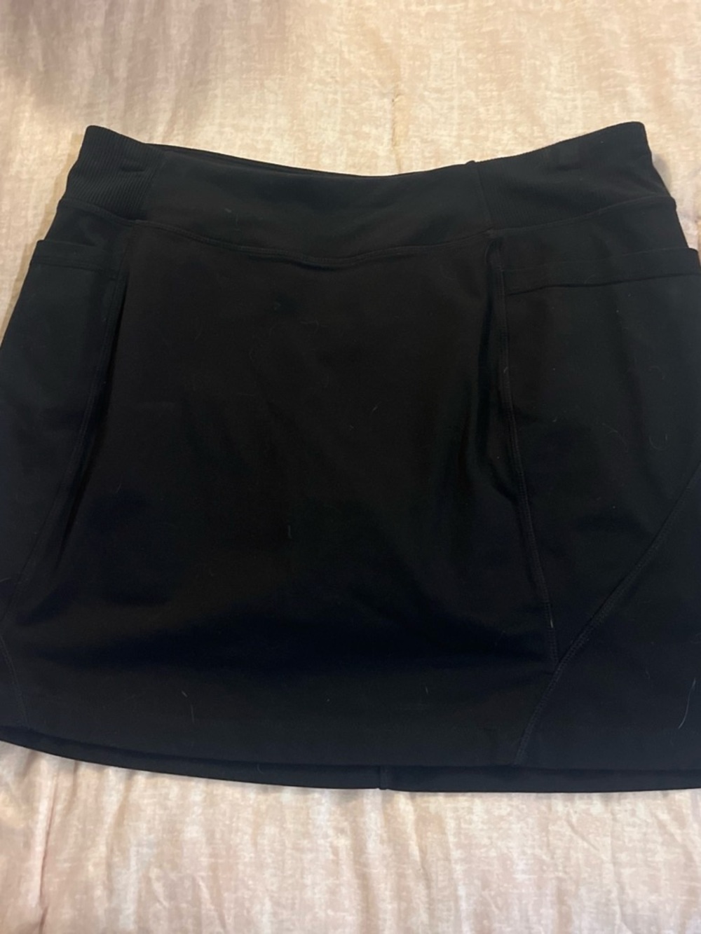 Athleta Black Athletic Skort with Side Pockets